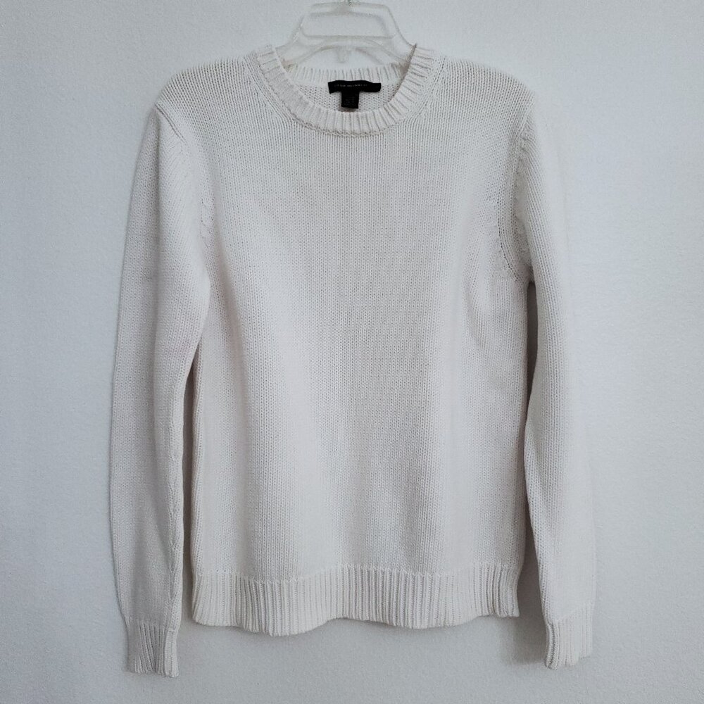 Club Monaco White Crew Neck Sweater